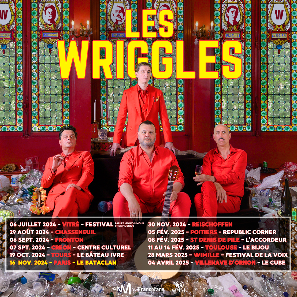 Les Wriggles lancent leur websérie Tournée Générale 