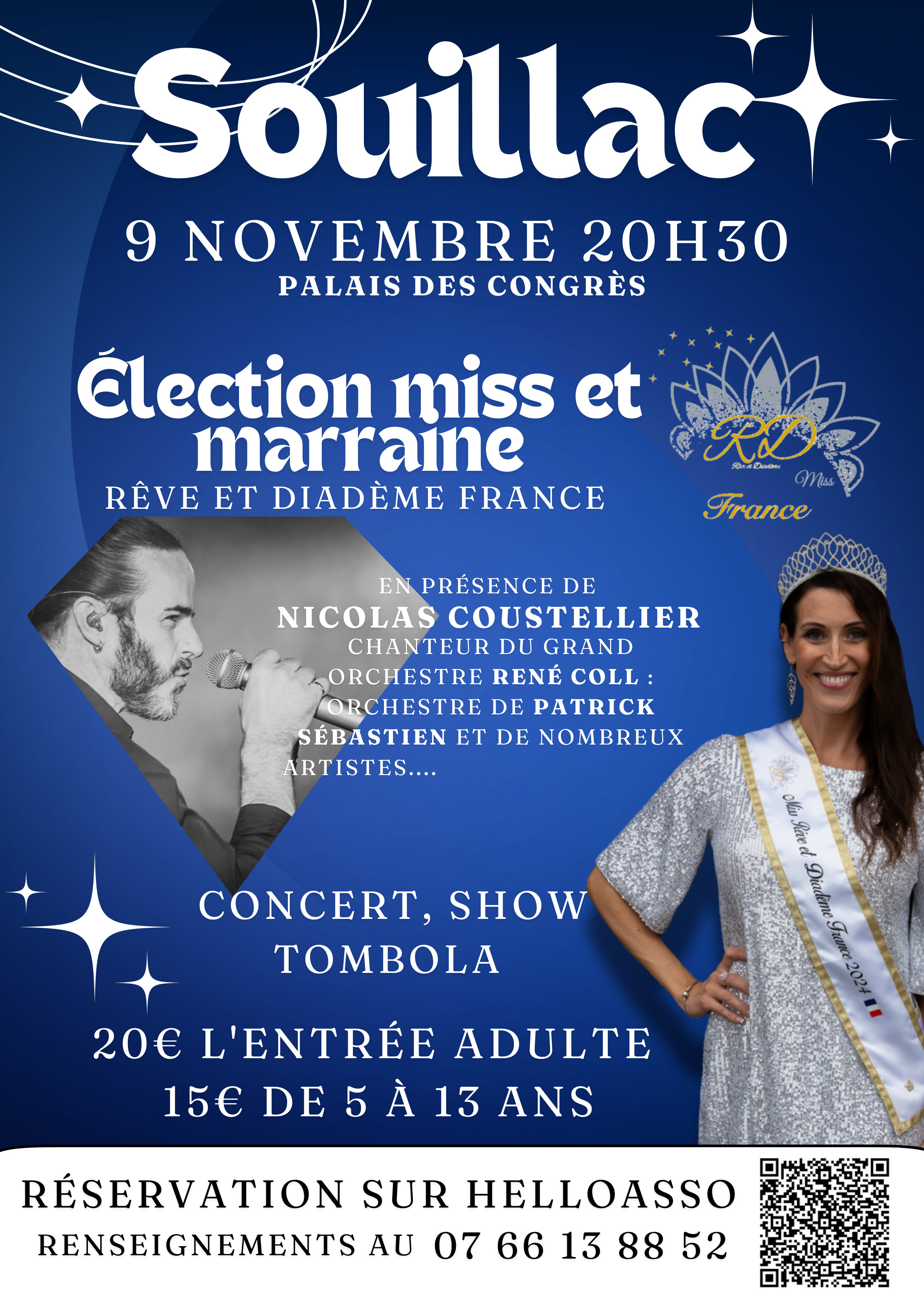 Election Miss et MARRAINE Rêve et diadème France