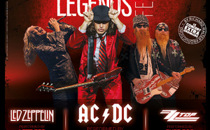 Rock Legends en tribute à AC/DC, LED ZEPPELIN et ZZ Top le 12 mars 2025 au Dôme de Paris